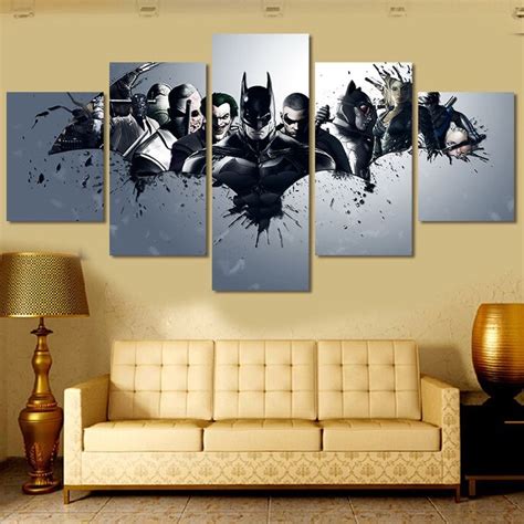 Batman Poster Batman Wall Art Canvas Art Wall Decor Batman Decor