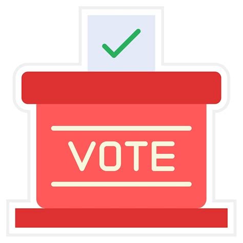 Premium Vector Voting Box Icon