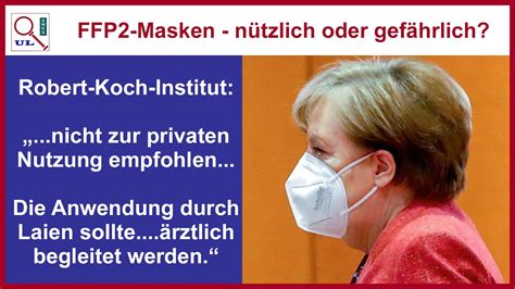 Sind FFP2 Masken nur nützlich oder auch gefährlich RKI Für den