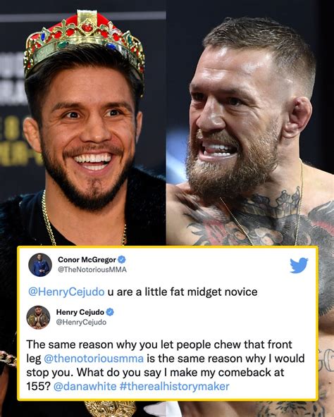 Mmafighting On Twitter Henry Cejudo Critiques Conor Mcgregor S