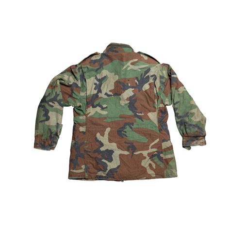 US Army M65 Field Combat Jacket 1987 M81 Woodland Camo MED - REG [M65F ...