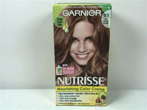 Garnier Nutrisse Nourishing Color Creme Haircolor - 63 Light Golden ...