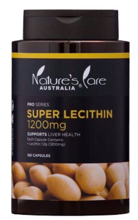 Nature’s Care Super Lecithin 1200mg 180 Capsules 123buynow