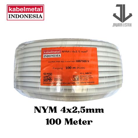 Jual Kabelmetal Nym X Tunggal Putih M Metal Nym X Mm