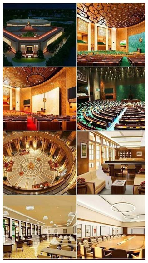 Difference Between New And Old Parliament Buildings Photos Videos