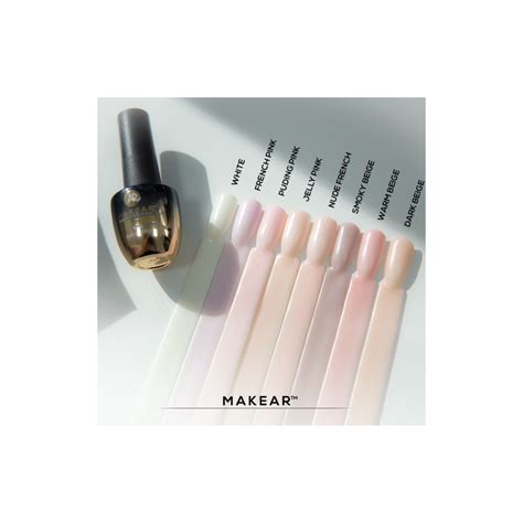 Makear NUDE RUBBER BASE Jelly PINK