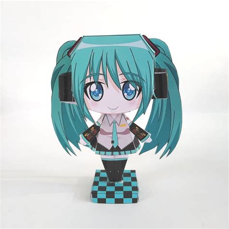 Hatsune Miku Papercraft Template Hatsune Miku Papercraft Miku Hatsune Hot Sex Picture