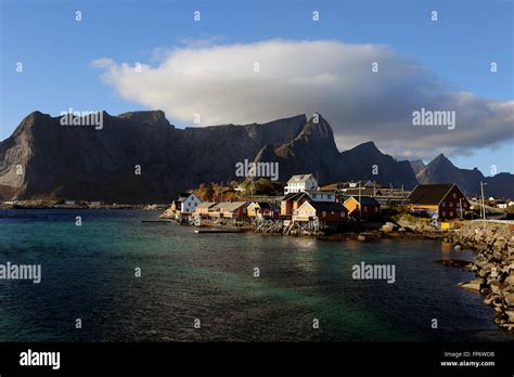 Reine Lofoten Norway Stock Photo Alamy