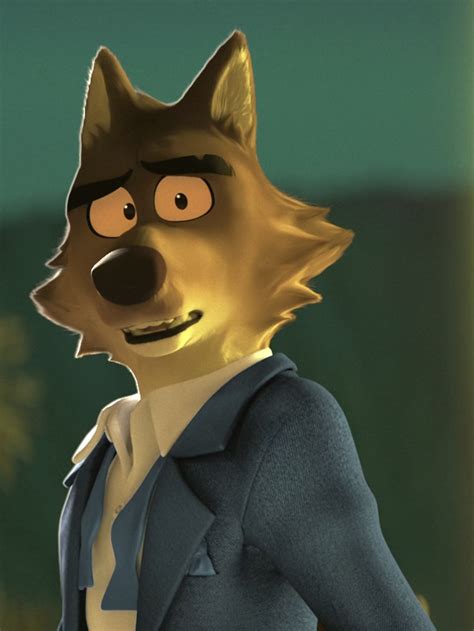 Furry Pics Furry Art Dreamworks Mister Wolf Brain Art Big Bad Wolf