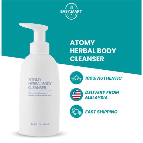 READY STOCK [Atomy Herbal Body Cleanser] 艾多美沐浴露 Body Shampoo Body Wash ...