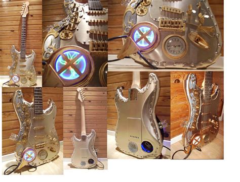 Steampunk guitar by Spagheth on DeviantArt