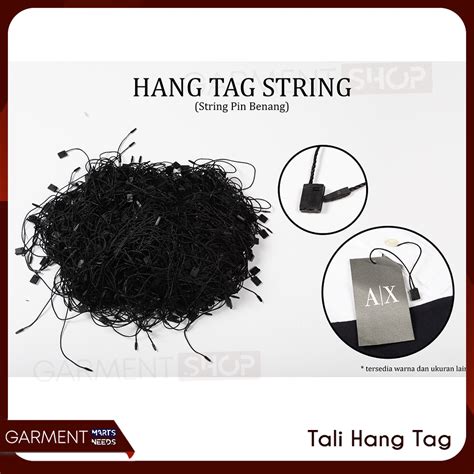 Jual Spb Hang Tag String Lock Pin Tali Label Baju Pakaian Isi