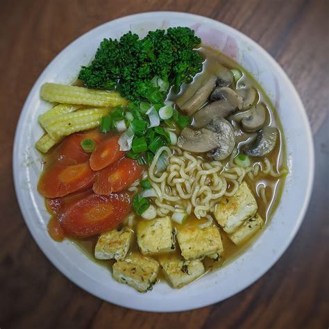 Made Maggi Ramen With Loads Of Veggies And Tofu Rindia