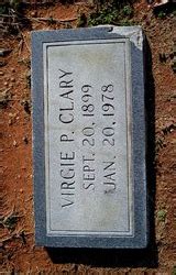 Virgie Phillips Clary M Morial Find A Grave