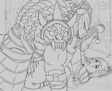 Lineart A Fitting Prize By Scarmiglione Hentai Foundry