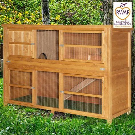 Ft Chartwell Double Luxury Rabbit Hutch Large Rabbit Hutch Rabbit