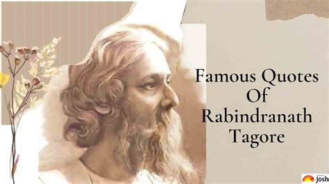 Rabindranath Tagore Quotes Best Famous Success Quotes By