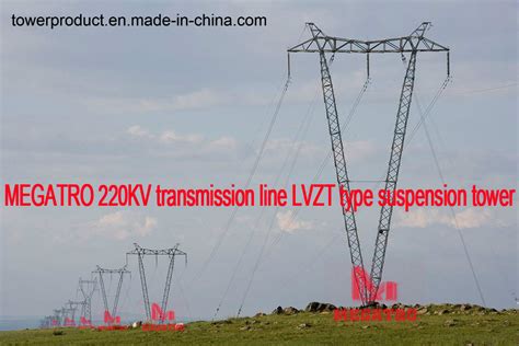 Megatro Kv Transmission Line Lvzt Type Suspension Tower China