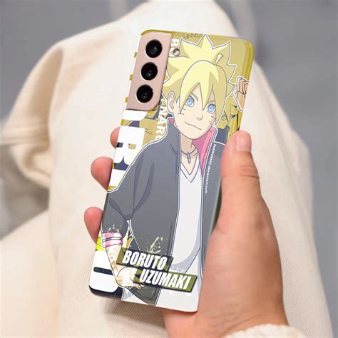 Кейс съвместим с Samsung Galaxy S21 FE модел Uzumaki Boruto силикон