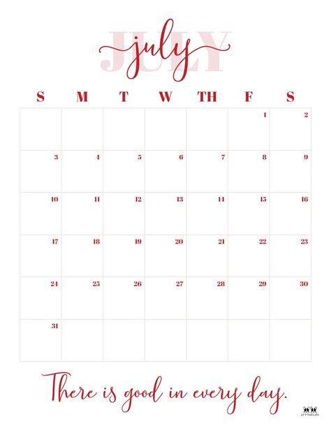 July 2022 Calendars 33 Free Printables Printabulls