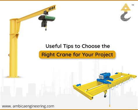 Useful Tips To Choose The Right Crane For Your Project