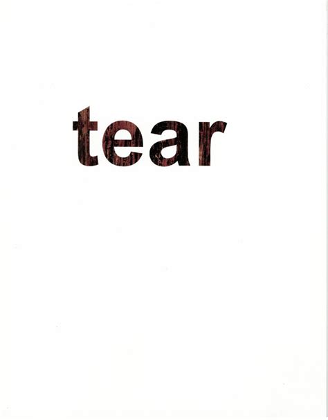 Tear | OR Gallery