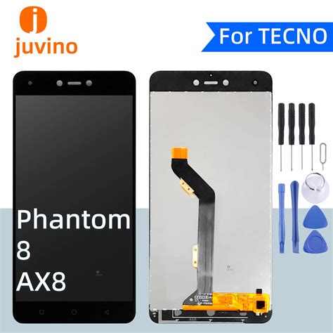 Juvino For Tecno Phantom 8 LCD AX8 Original Display Screen And Touch