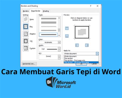 Cara Membuat Garis Tepi Di Microsoft Word Dengan Mudah Ahmaddzaki Porn Sex Picture