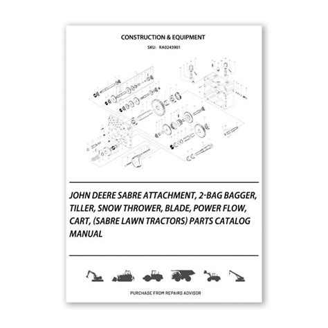 John Deere Sabre Parts Catalog Manual