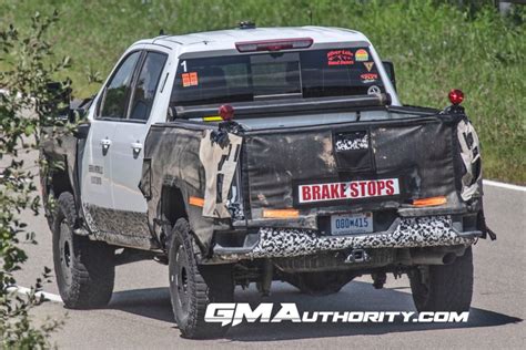 2024 GMC Sierra AT4X HD Prototype Testing August 2022 014 Rear