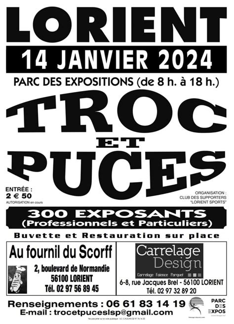 Troc et Puces Lorient Sports Lorient Bretagne Sud Expos Congrès