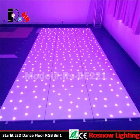 Pista de dança rgb colorida branca piso de luz led para dança eventos