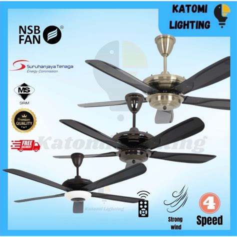 NSB FAN X Treme MAX Powerful 54 42 CEILING FAN 5 Blades With Remote