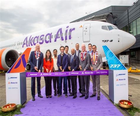 Akasa Air Takes Delivery Of Its First Aircraft From Boeing Travel