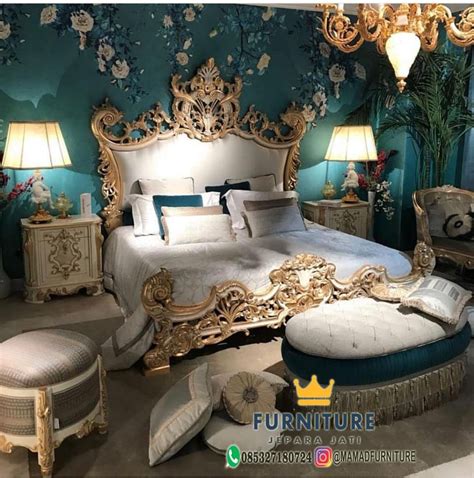 Set Kamar Tidur Mewah Elegan Istimewah Mansion Master Bedroom Royal