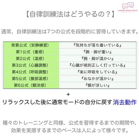 自律訓練法とは｜公認心理師がリラックス法を解説！ 株式会社サポートメンタルヘルス