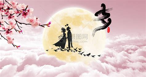 七夕唯美背景图片素材 正版创意图片500558614 摄图网