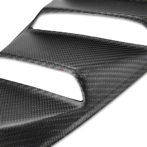 Cobra Tek Mustang Quarter Window Louvers Matte Black Carbon Fiber Cbk