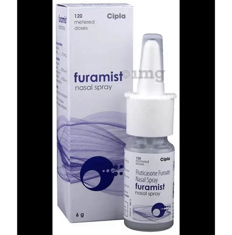 Cipla Fluticasone Furoate 27 5mcg Furamist Nasal Spray Packaging Type 6 Gm In 1 Bottle