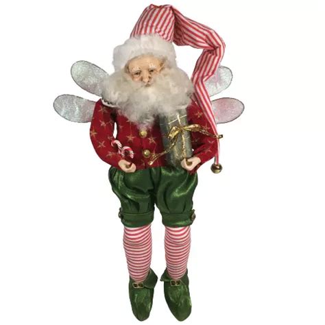 Mark Roberts Christmas Santa Fairy Elf Pointy Shoes Present Candy 21