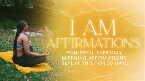 I AM Morning Affirmations For Everyday Powerful Guided Meditation 432