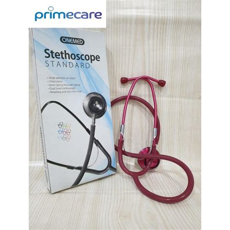 Jual Stetoskop Onemed Standard Maroon Stetoskop Onemed Full Colour