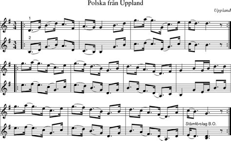 FolkWiki Musik Polska från Uppland