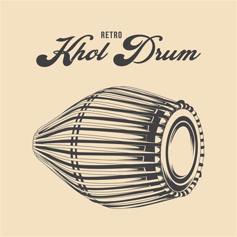 Retro Drum Khol Stock Illustrations 12407770 Vector Art At Vecteezy