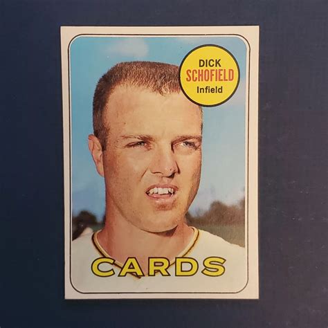 1969 Topps 18 Dick Schofield For Sale Online EBay