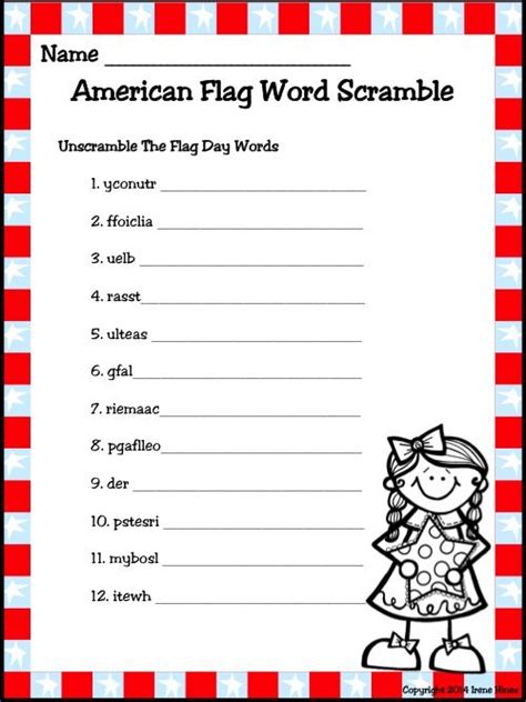 Flag Day Printable Activities