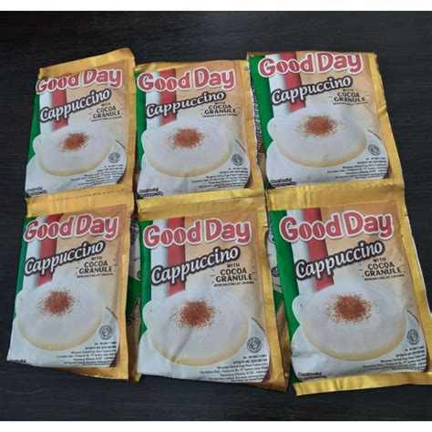 Jual Good Day Cappuccino 1 Renteng 10 Sachet Shopee Indonesia