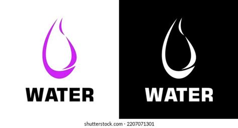 Water Logo Blue White Stock Vector (Royalty Free) 2207071301 | Shutterstock