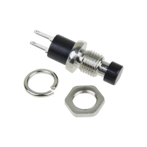 Купить кнопка-выключатель металл. 220v 2а (2с) on-off d=7.2 черная ...