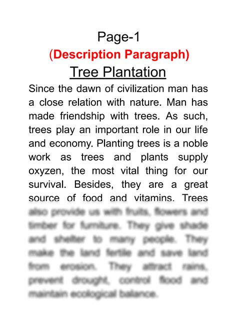 Solution Tree Plantation Description Paragraph Tree Plantation